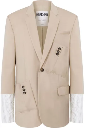 Moschino Blazer con diseño deconstruido