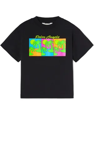 Palm Angels Camiseta Triple Pop Palms