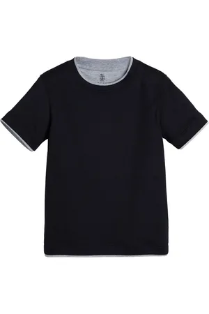 Brunello Cucinelli Camiseta con capa artificial