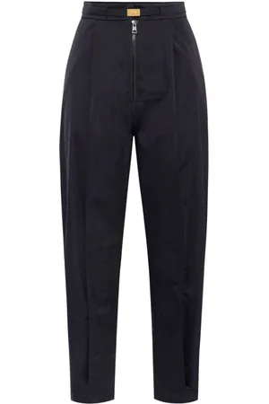 Elisabetta Franchi Pantalones boyfriend con cinturón