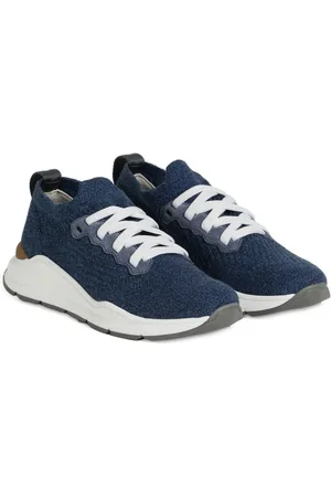 Brunello Cucinelli Zapatillas de punto estilo calcetín