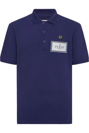 Philipp Plein Polo con etiqueta del logo