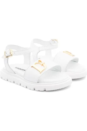 Dsquared2 Sandalias con placa del logo