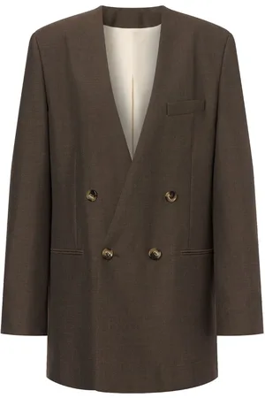 Serafini Blazer sin solapas con doble botonadura