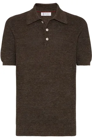 Brunello Cucinelli Polo de canalé