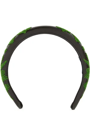 Prada Diadema con bordado floral