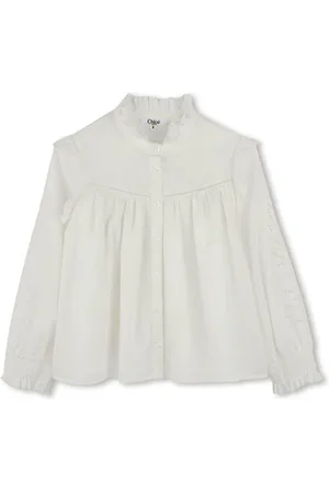 Chloé Blusa con volantes en el cuello