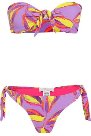 Brigitte Bikini con motivo de hojas
