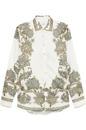 Etro Camisa con estampado de cachemira