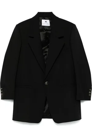 Marine Serre Blazer con solapas