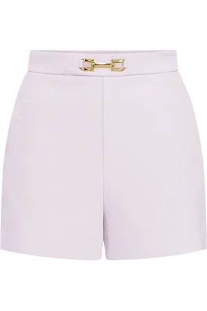 Elisabetta Franchi Pantalones cortos con logo grabado