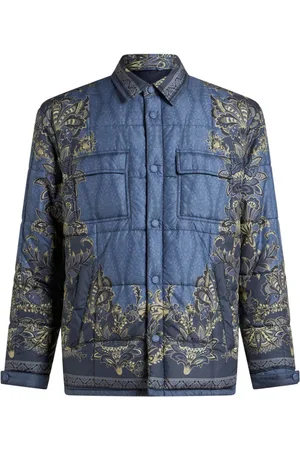 Etro Sobrecamisa acolchada con diseño estampado