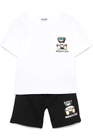 Moschino Conjunto corto con motivo Teddy Bear