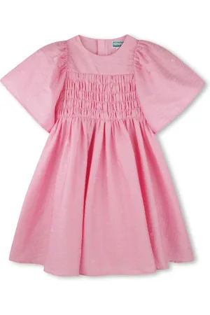 Kenzo Vestido con fruta bordada