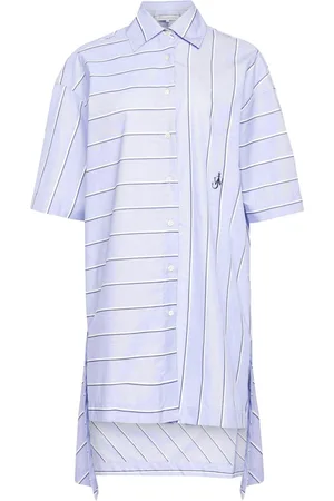 J.W.Anderson Vestido camisero con dobladillo asimétrico