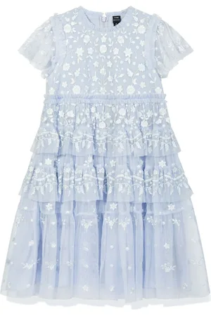 Needle & Thread Vestido con bordado floral
