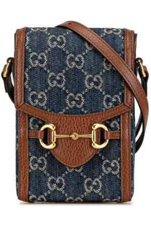 Gucci Bandolera Horsebit 1955 GG Denim mini 2016-2024