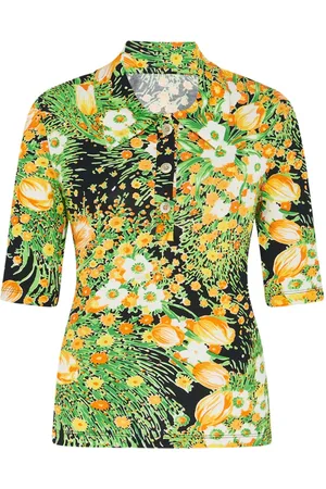 ROSETTA GETTY Polo con estampado floral