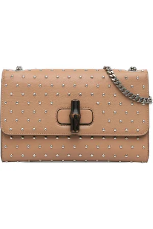 Gucci Bandolera Miss Bamboo mediana con apliques de piel 2000-2015
