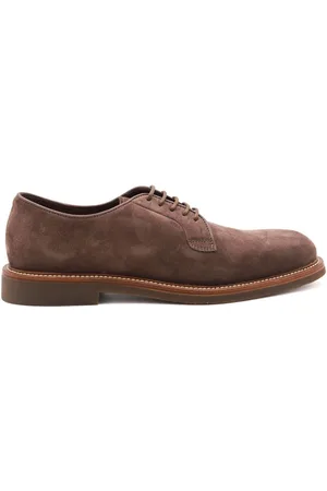 Brunello Cucinelli Zapatos derby con suela en contraste