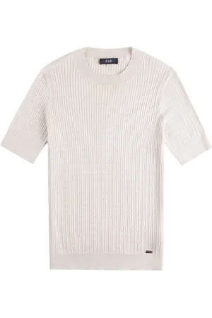 FAY Camiseta de punto de ochos