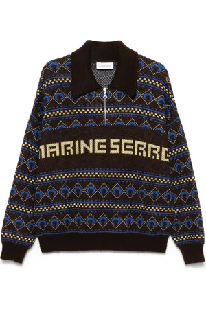 Marine Serre Jersey en jacquard