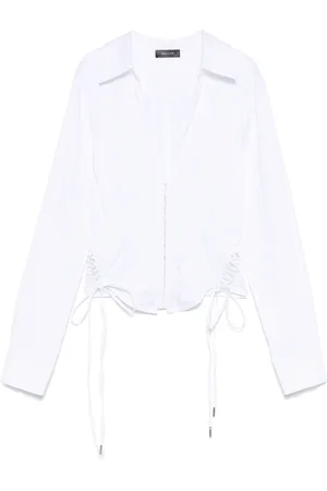 MUGLER Camisa estilo corsé