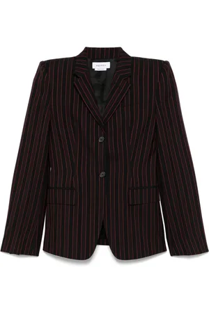 Alexander McQueen Blazer a rayas diplomáticas