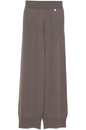 Stella McCartney Pantalones de chándal con efecto melange