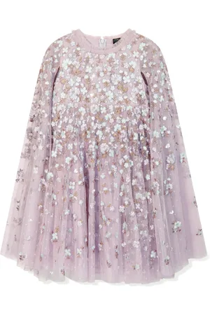 Needle & Thread Vestido con bordado floral
