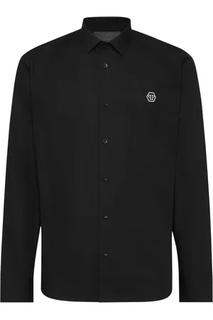Philipp Plein Camisa con pliegues