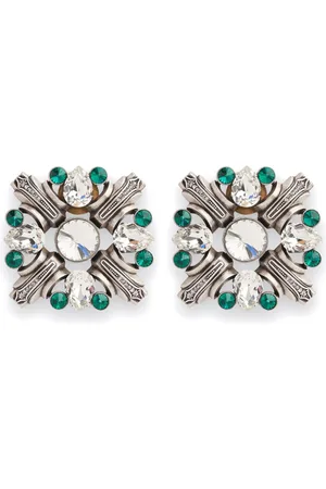 AREA Pendientes con broche de cristal