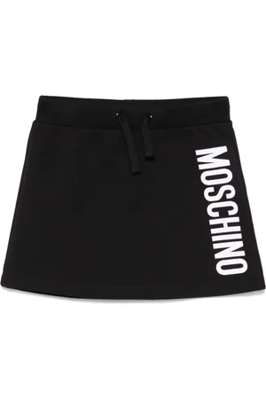 Moschino Falda con logo estampado