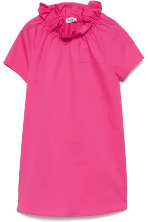 Il gufo Vestido con cuello con volante