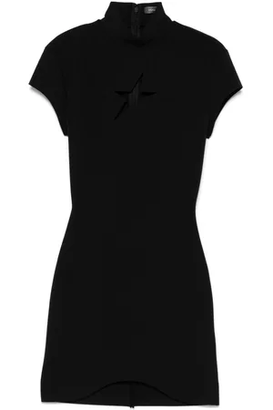 MUGLER Vestido corto con motivo de estrellas