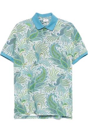 Etro Polo con estampado de cachemira