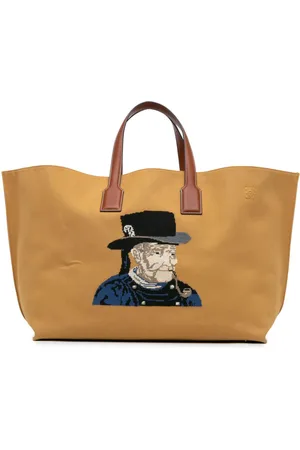 Loewe Bolso shopper Fisherman T Shopper grande de lana 2017