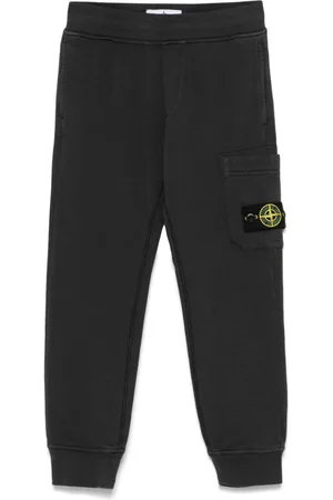 Stone Island Pantalones de chándal con distintivo Compass