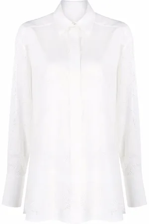 Givenchy Camisa estampada con perforaciones