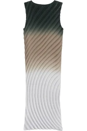 Issey Miyake Vestido midi Nuance Pleats