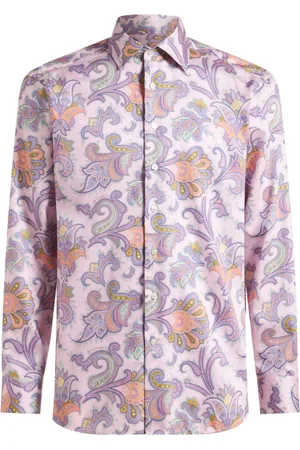 Etro Camisa Maxi Flower Paisley
