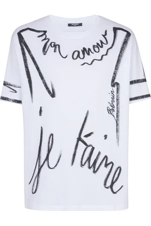 Balmain Camiseta con eslogan estampado