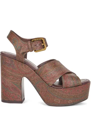 Etro Sandalias con plataforma de 100 mm