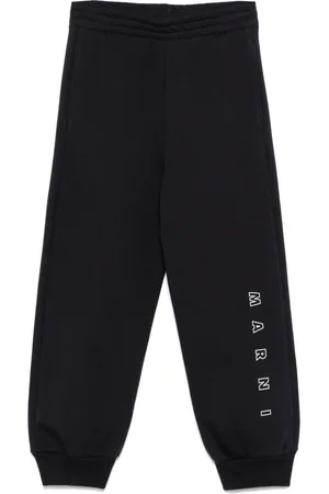 Marni Pantalones de chándal con logo bordado