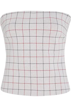 ROSETTA GETTY Top a cuadros