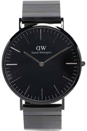 Daniel Wellington Reloj Classic Piano Link Onyx Unitone de 40 mm