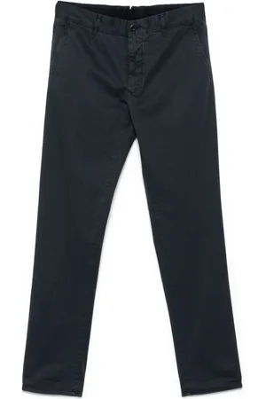 Incotex Pantalones chinos con cierre de botón
