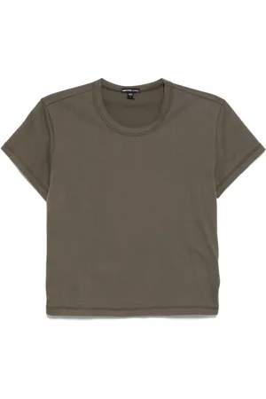 James Perse Camiseta Brushed Elevated Jersey de manga corta