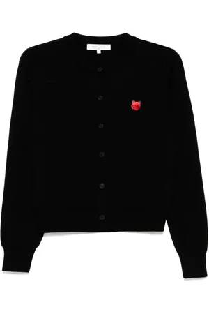 Maison Kitsuné Cárdigan con parche Bold Fox Head