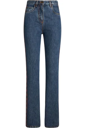 Etro Vaqueros con apliques laterales